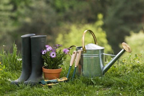 Low-carbon van used for sustainable landscaping waste collection